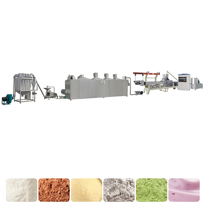 Automatic Instant Powder Baby Food Production Line Nutritional Infant Breakfast Baby Food Making Machine.