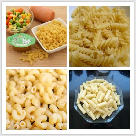 Macaroni pasta spaghetti extruded snacks production machine for factory