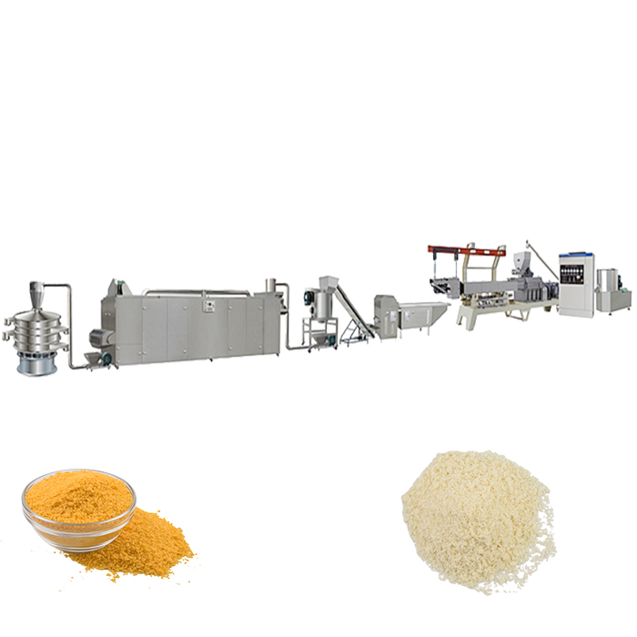 CE Certificate Twin Screw Extruder Panko Roti Maker Bread Crumb Processing Line