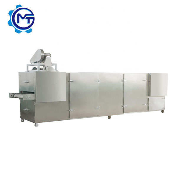 Fried doritos tortilla triangle chip processing line