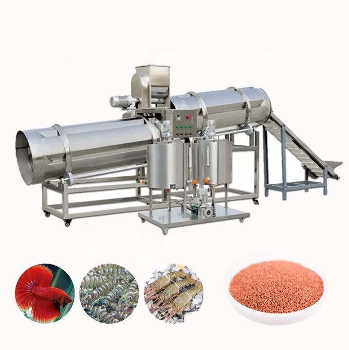 Good quality pet food processing line floating fish feed machine