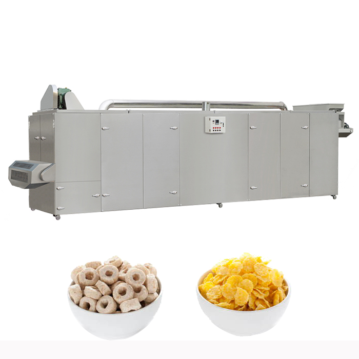 Full automatic corn flake machine with customized output breakfast grain manufacturing machine Corn Flake production line