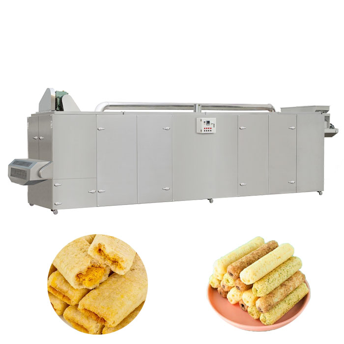Commercial High Quality Twin Crew Extruder Flour Puffed Food Core Filling Snacks Machine