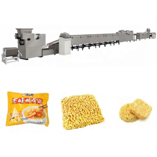 Hot soup fried Mini instant noodle machine instant noodle production line