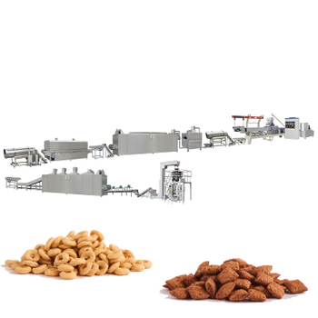 Full automatic corn flake machine with customized output breakfast grain manufacturing machine Corn Flake production line