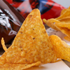 Fried doritos tortilla triangle chip processing line